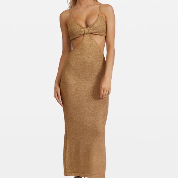 Cult Gaia Tan Maxi Dress - Picture 5 of 6